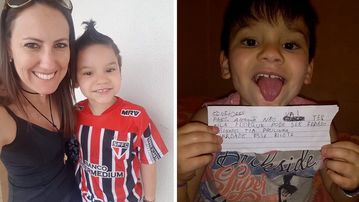 Bambino di 5 anni falsifica un biglietto per non andare a scuola: lo ...