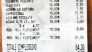 Verona, la pizzeria fa pagare un supplemento sull’aggiunta di Grana ma non conteggia la mozzarella eliminata