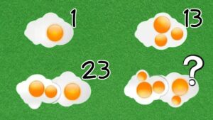 Solo un vero genio trova il numero mancante nelle sequenza delle uova in soli 10 secondi