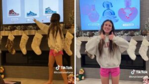 Una ragazza ha creato una lista di regali di Natale in Power Point e l’ha presentata ai suoi genitori (VIDEO)