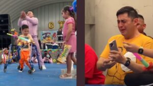 Il padre si è commosso quando la figlia ha consegnato il suo premio al ragazzo rivale in un concorso