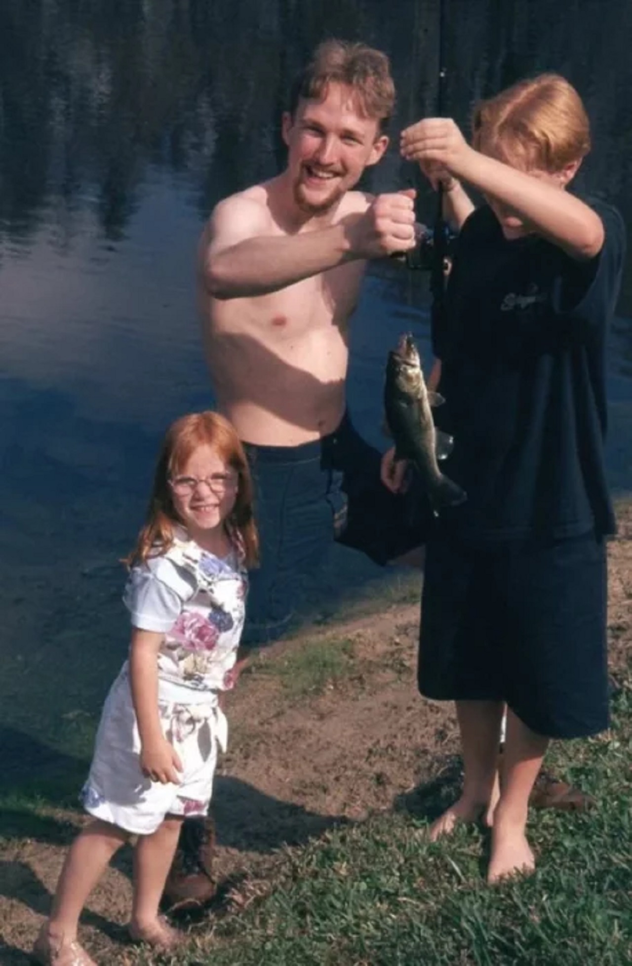 pescatore con famiglia