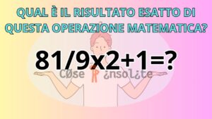 Test di matematica, l’operazione sembra semplicissima, ma nasconde un tranello: se la sai risolvere sei un genio