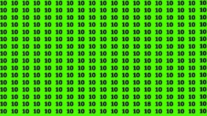 Sfida visiva: trova il numero 18 tra i vari 10 in soli 15 secondi