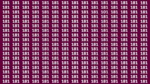 Dimostra di avere un’ottima vista e trova il numero 101 nascosto