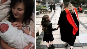 Diventa mamma a 14 anni e abbandona gli studi: si laurea portando con sé la figlia